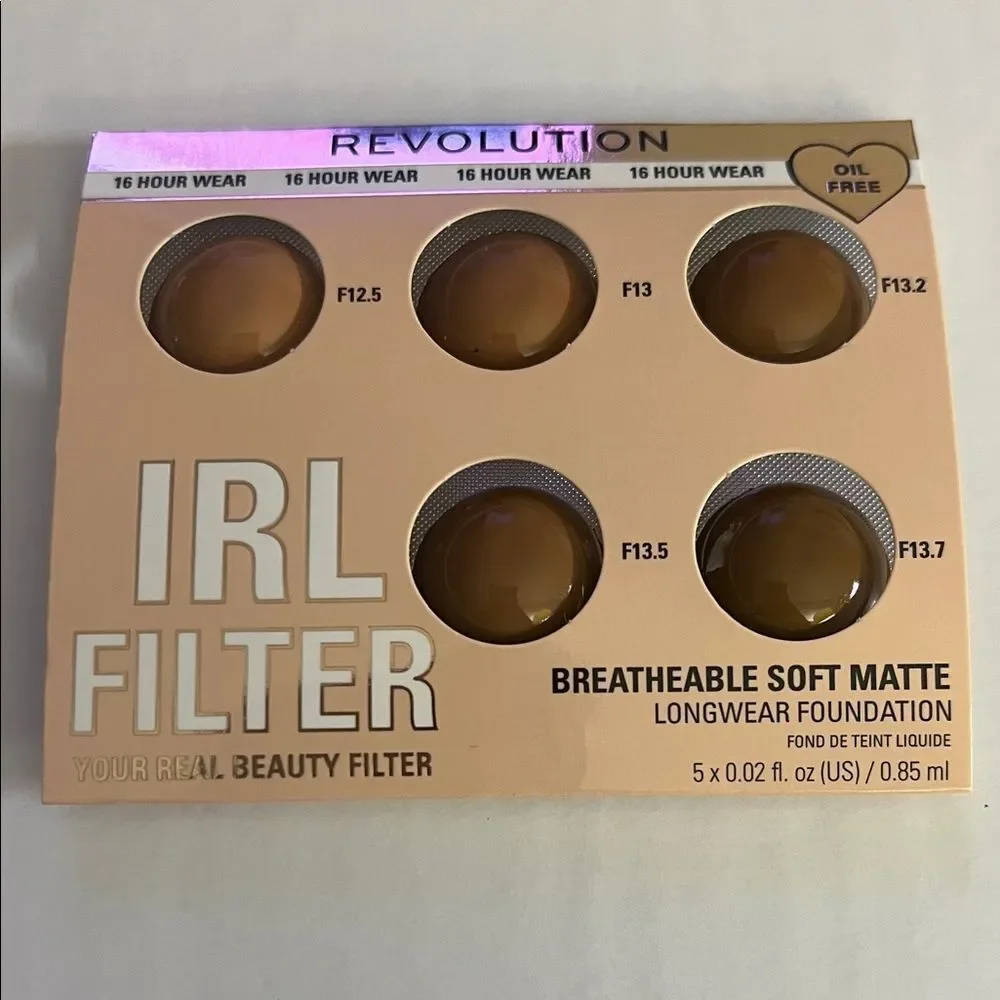 Revolution Beauty's IRL Filter Longwear Foundation